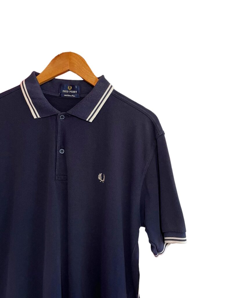 Fred Perry M1200 Twin Tipped Polo Shirt (L) | Essential Vintage ...